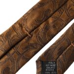 Dolce &amp; Gabbana Brown Floral 100% Silk Adjustable Men's Tie