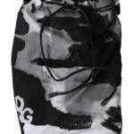 Dolce &amp; Gabbana Multicolor Camouflage DG Logo Beachwear Shorts Swimwear