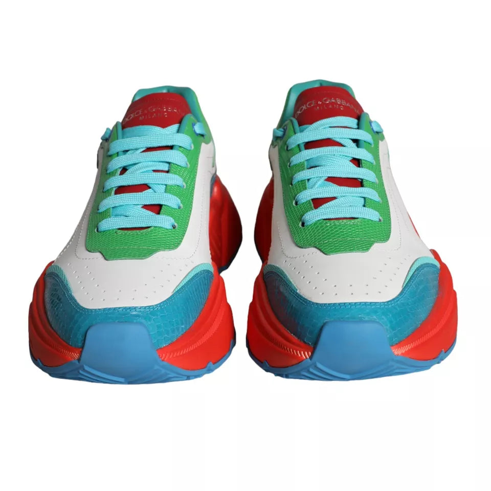 Dolce &amp; Gabbana Multicolor Daymaster Low Top Sneakers Shoes