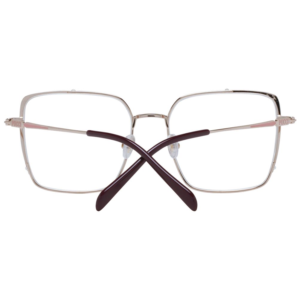 Emilio Pucci Silver Optical Eyeglasses Frames for Women