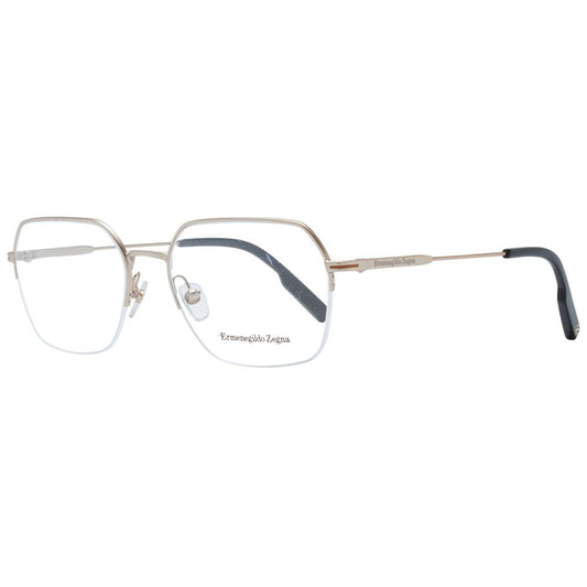 Ermenegildo Zegna Silver Optical Eyeglasses Frames for Men