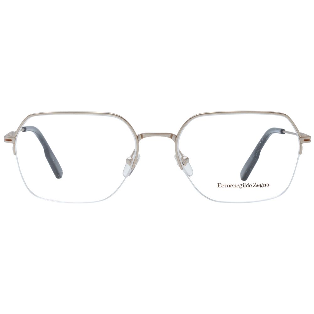 Ermenegildo Zegna Silver Optical Eyeglasses Frames for Men