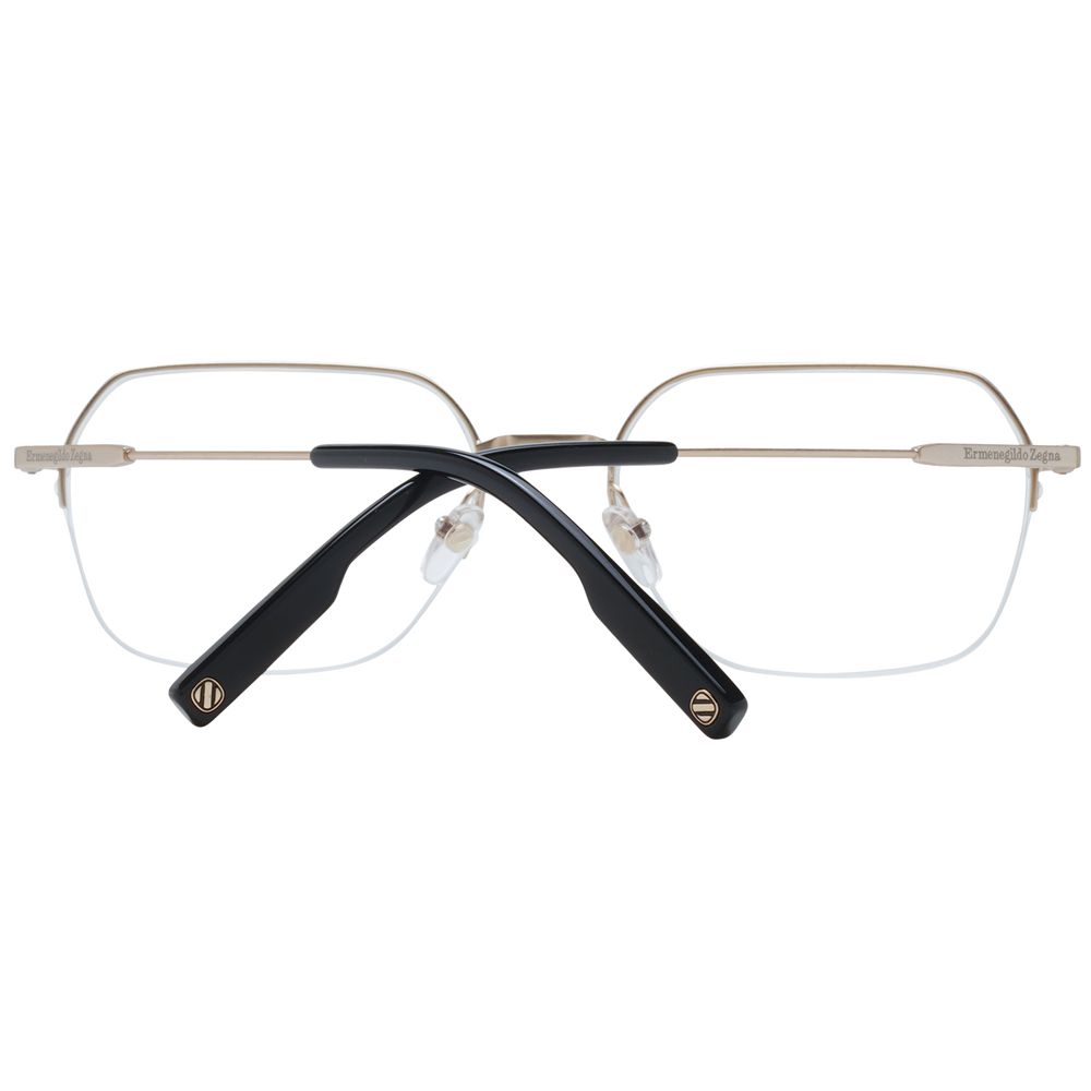 Ermenegildo Zegna Silver Optical Eyeglasses Frames for Men