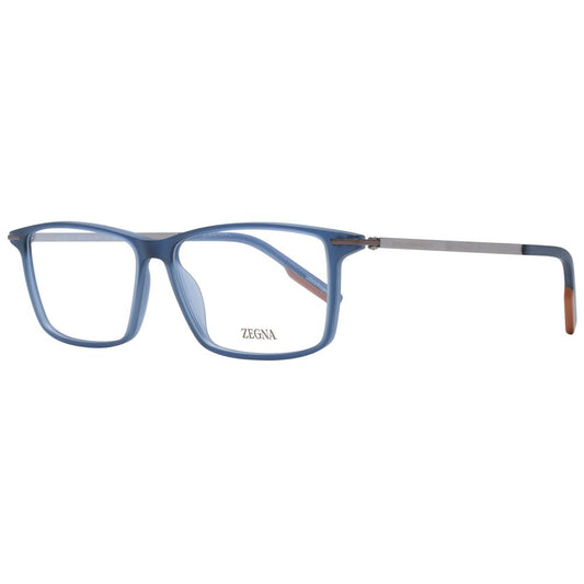 Ermenegildo Zegna Blue Optical Eyeglasses Frames for Men