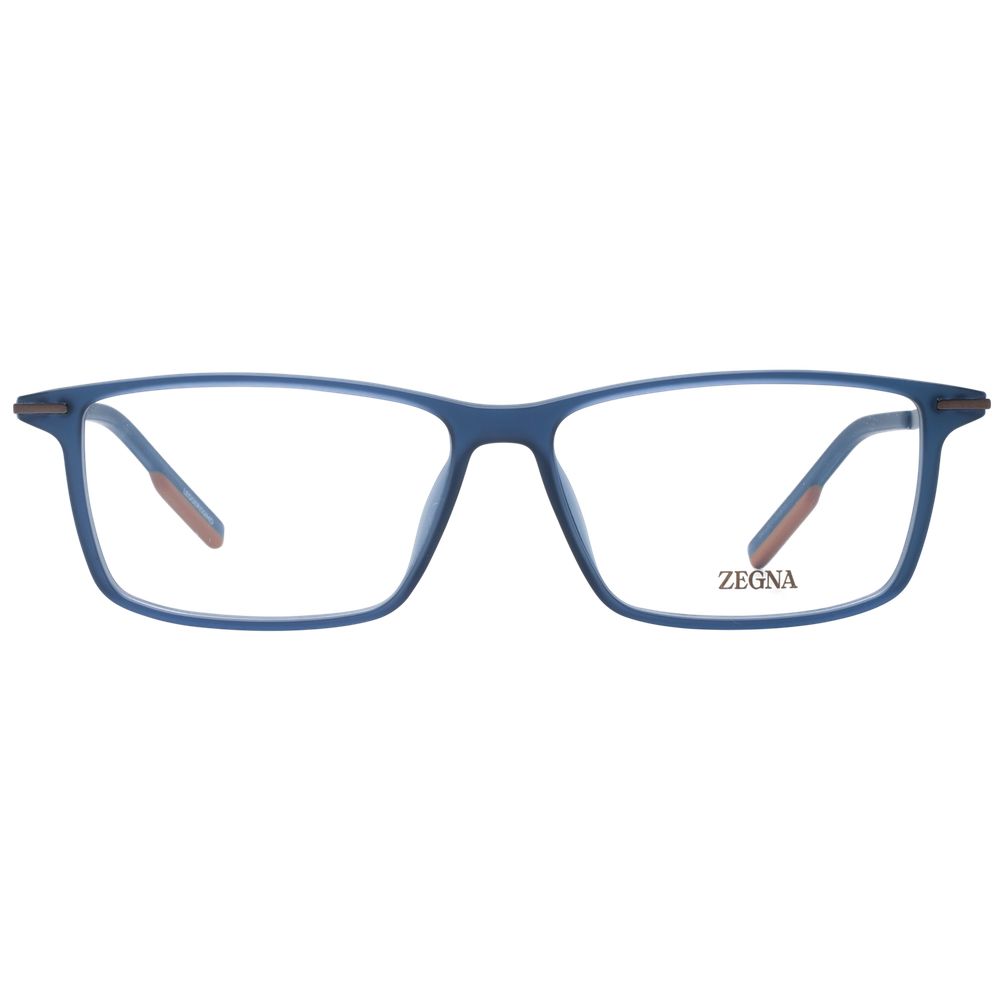 Ermenegildo Zegna Blue Optical Eyeglasses Frames for Men