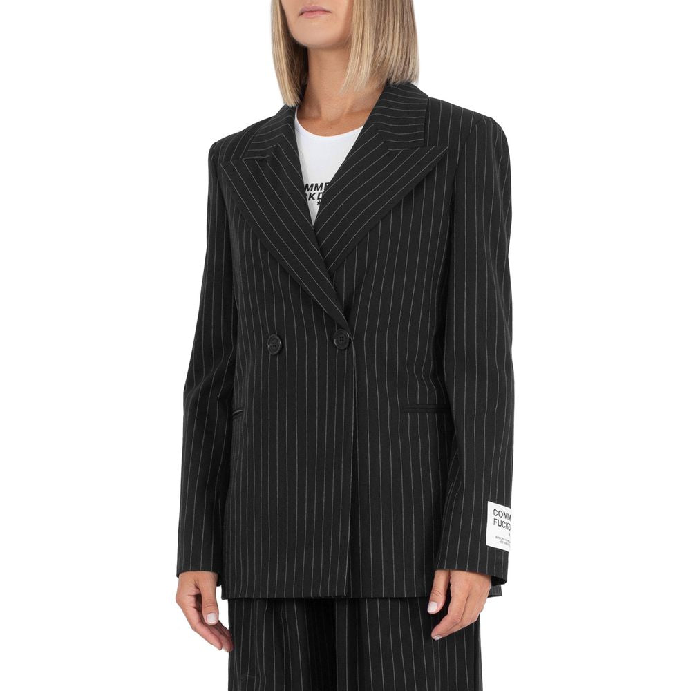 Comme Des Fuckdown Schwarze Polyester Anzüge & Blazer