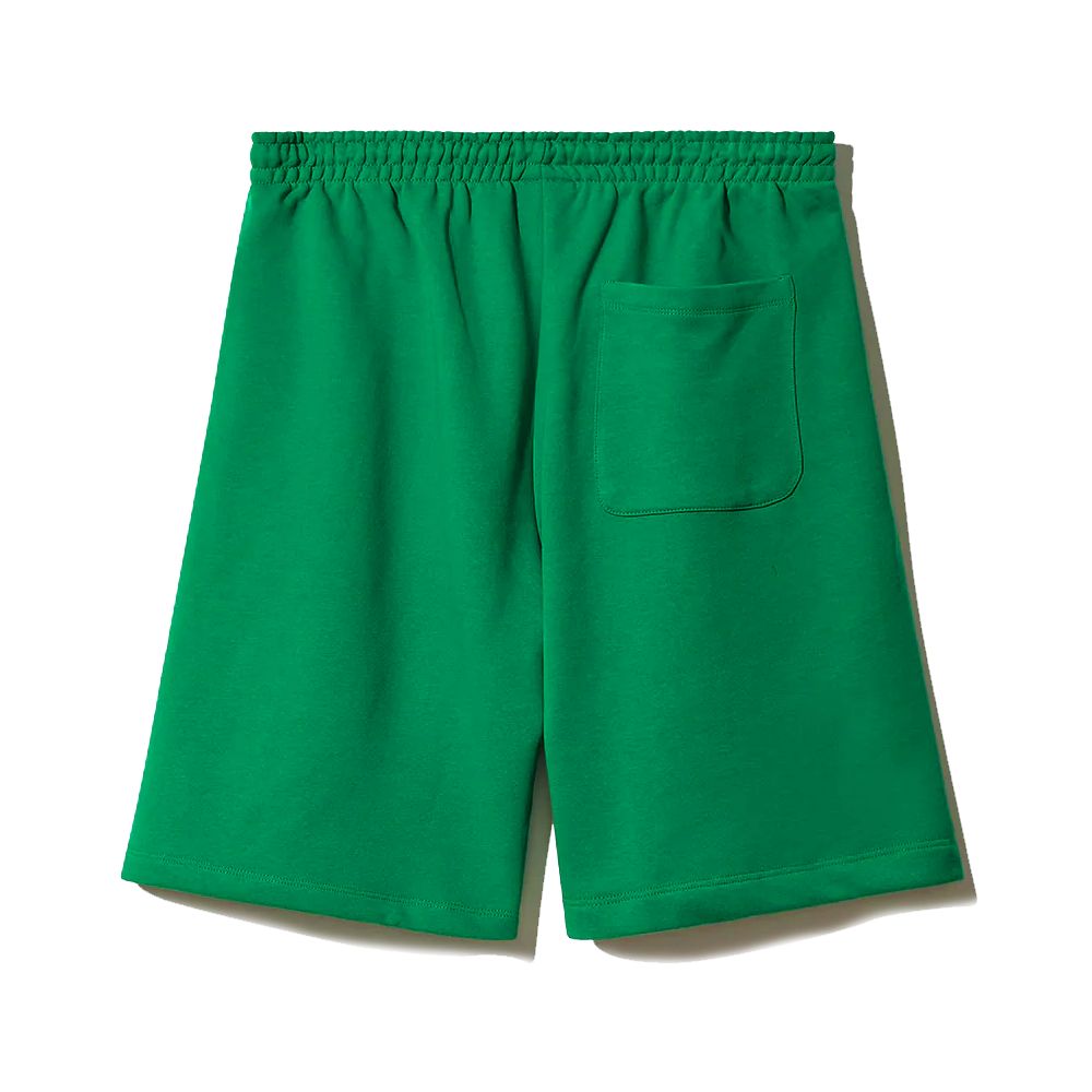 Comme Des Fuckdown Green Cotton Shorts