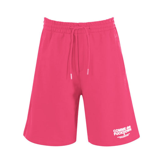 Comme Des Fuckdown Pink Cotton Shorts