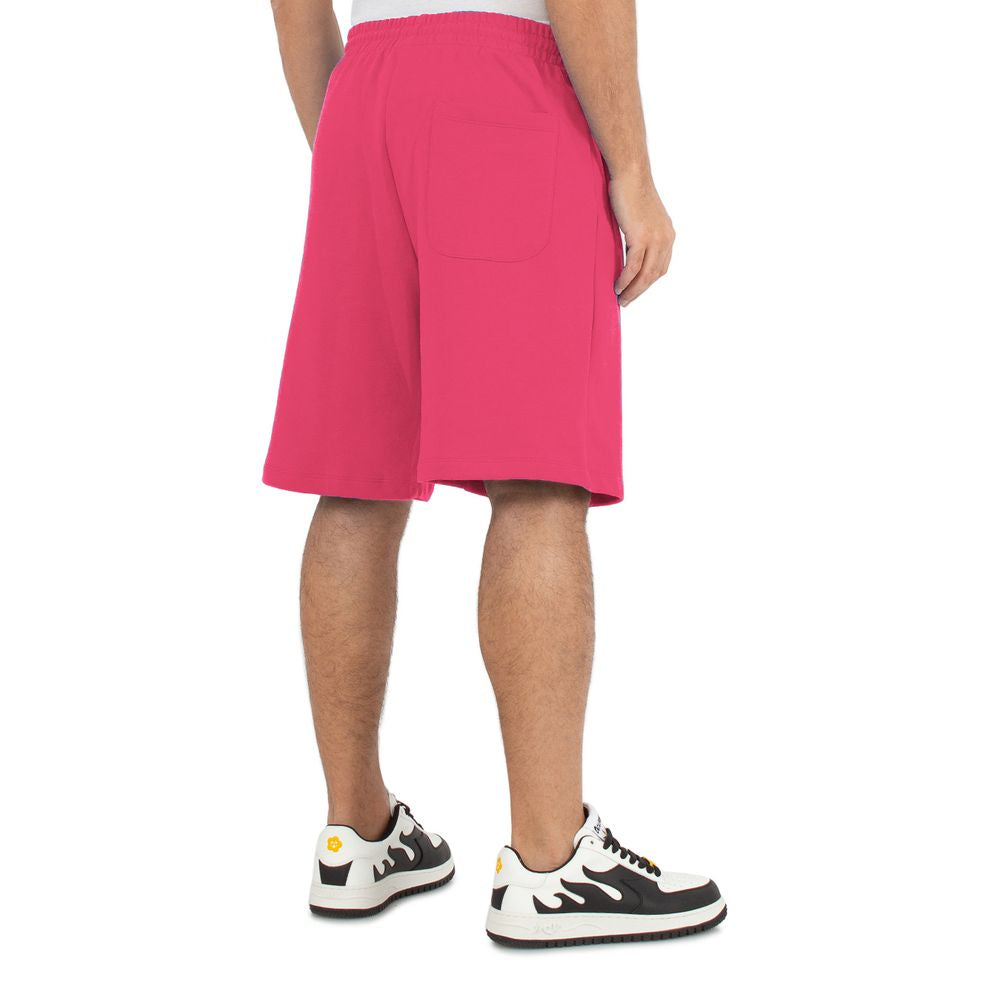 Comme Des Fuckdown Pink Cotton Shorts