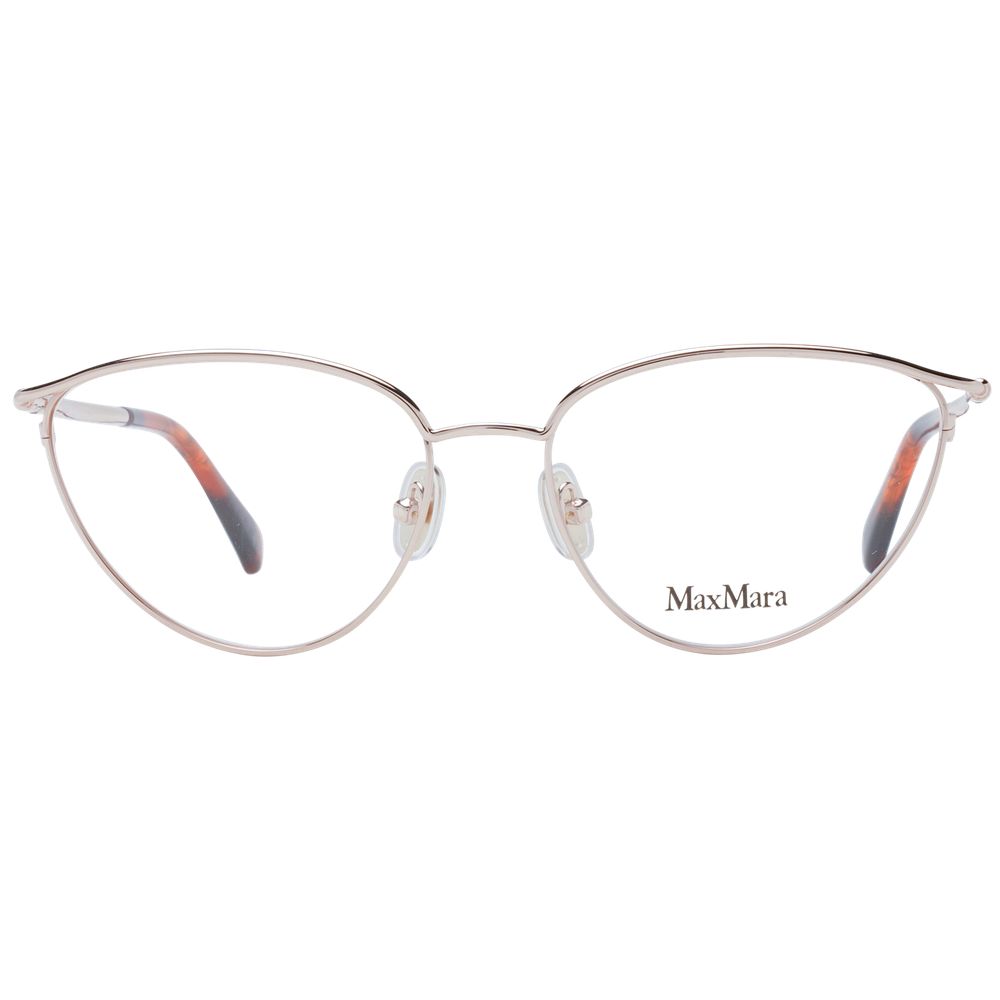 Max Mara Rose Gold Women Optical Eyeglasses Frames