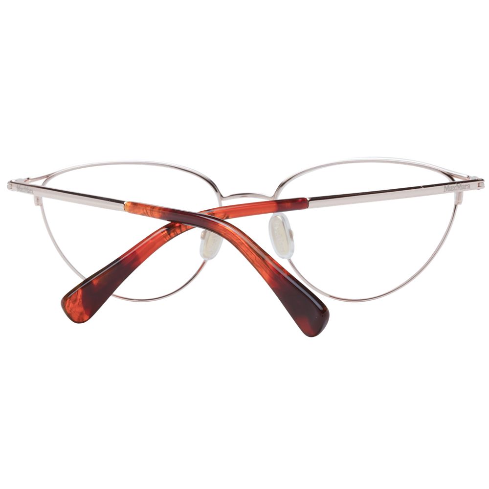 Max Mara Rose Gold Women Optical Eyeglasses Frames