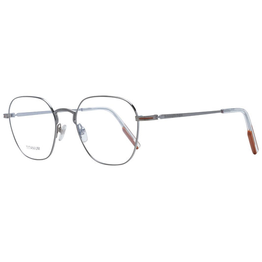 Ermenegildo Zegna Gray Men Optical Eyeglasses Frames