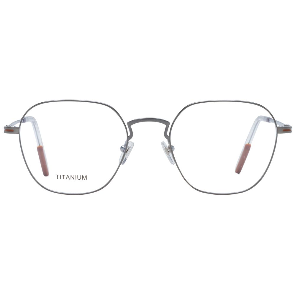 Ermenegildo Zegna Gray Men Optical Eyeglasses Frames