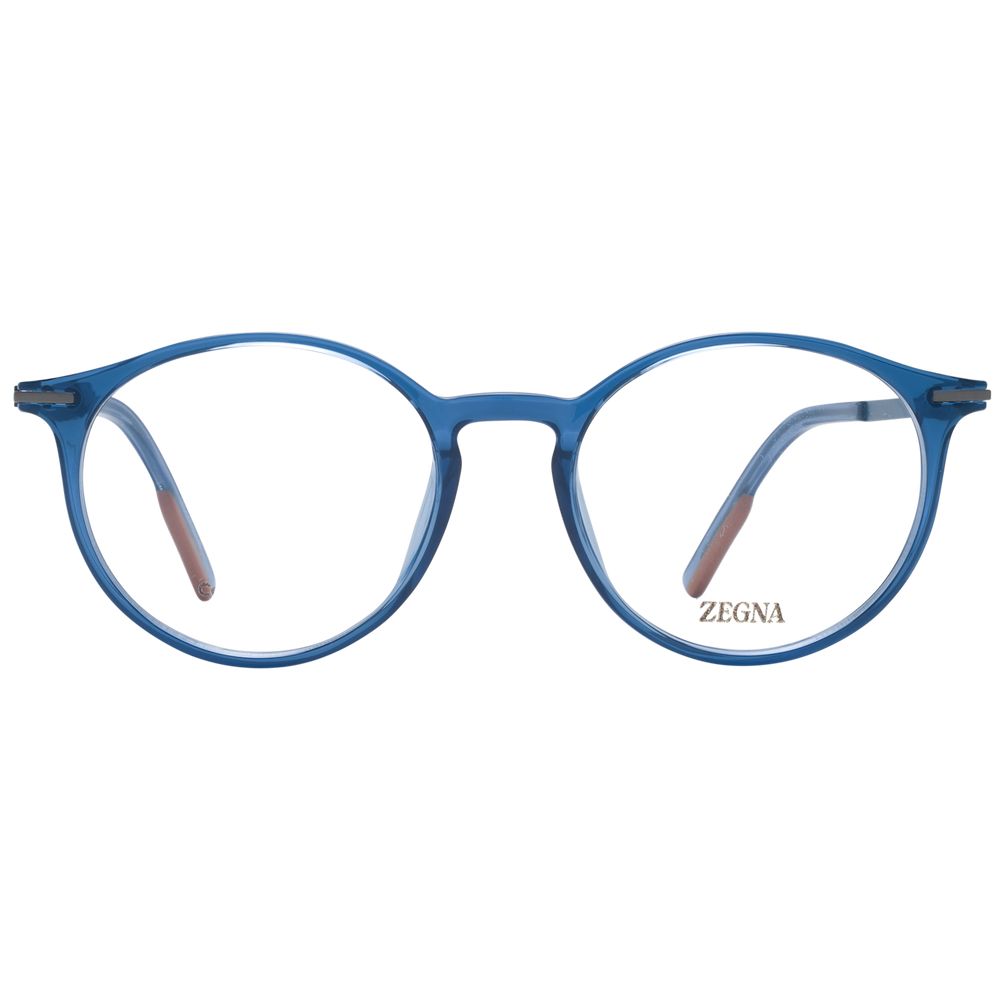 Ermenegildo Zegna Blue Optical Eyeglasses Frames for Men