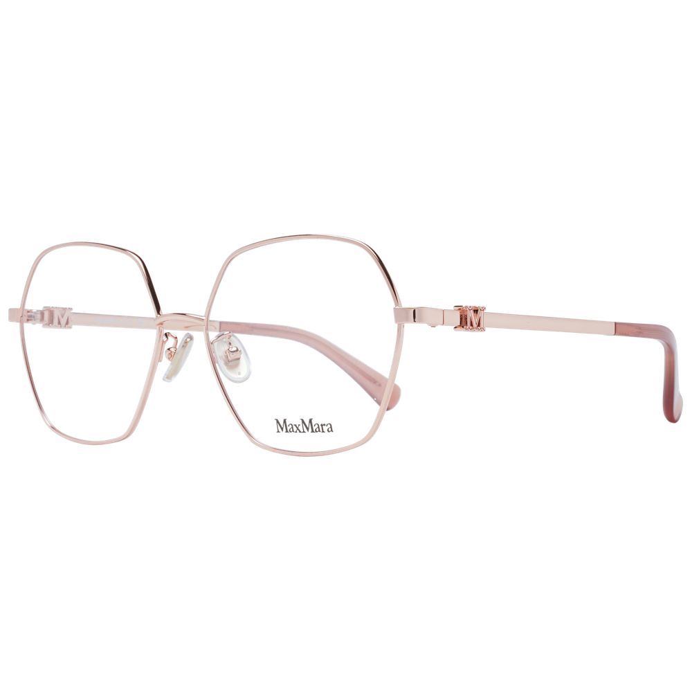 Max Mara Rose Gold Women Optical Eyeglasses Frames