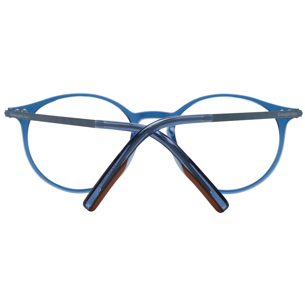 Ermenegildo Zegna Blue Optical Eyeglasses Frames for Men