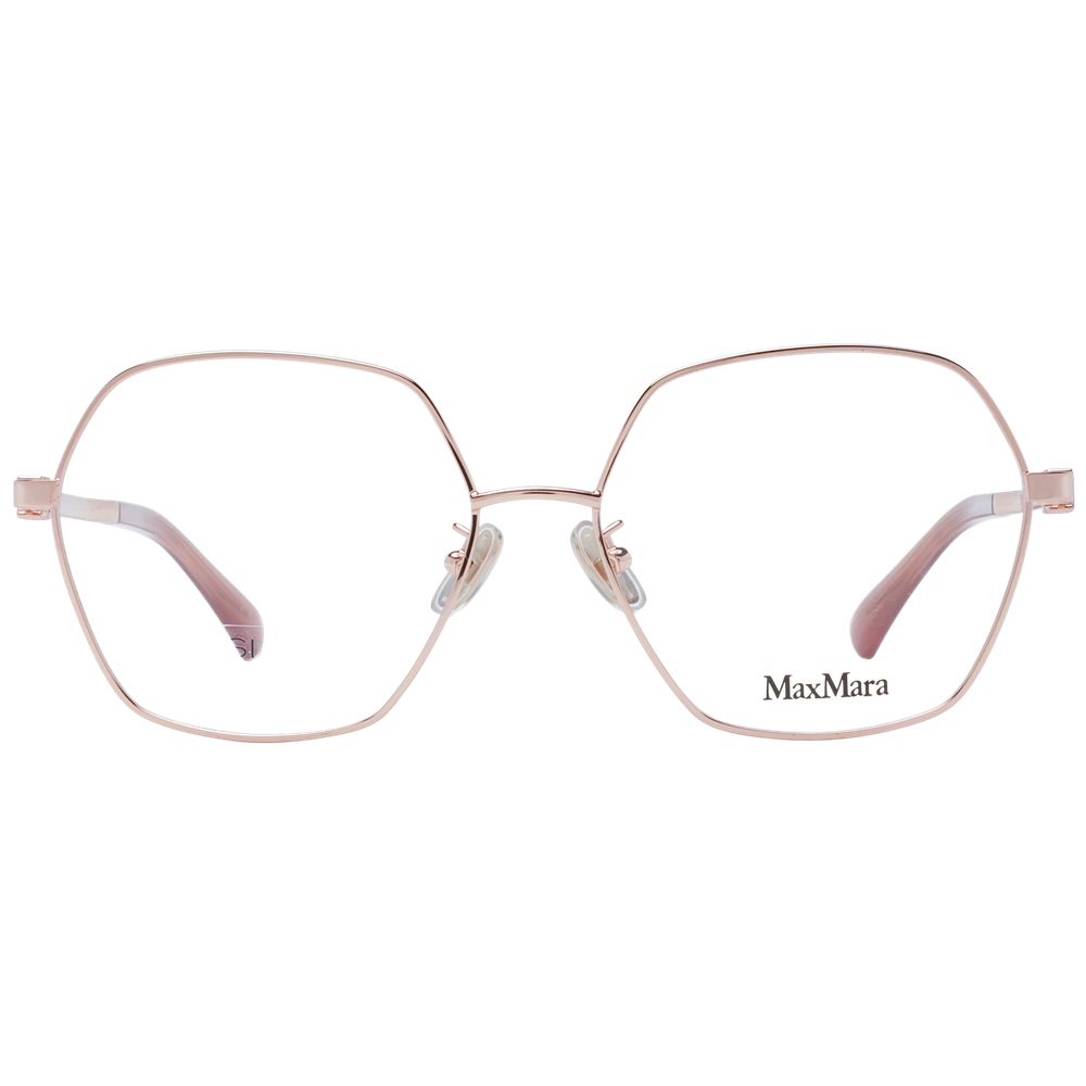 Max Mara Rose Gold Women Optical Eyeglasses Frames