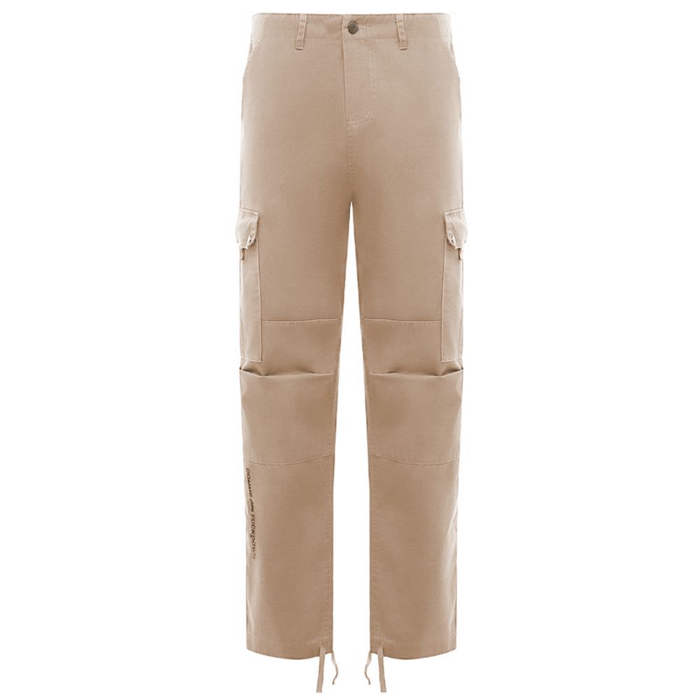 Comme Des Fuckdown Beige Cotton Jeans &amp; Trousers