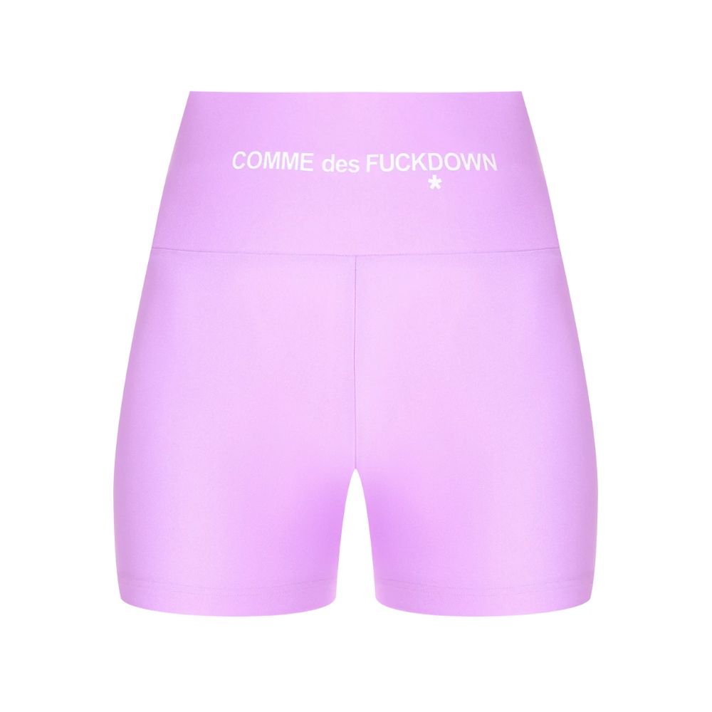 Comme Des Fuckdown Lila Polyester kurz