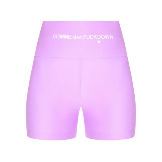 Comme Des Fuckdown Lila Polyester kurz