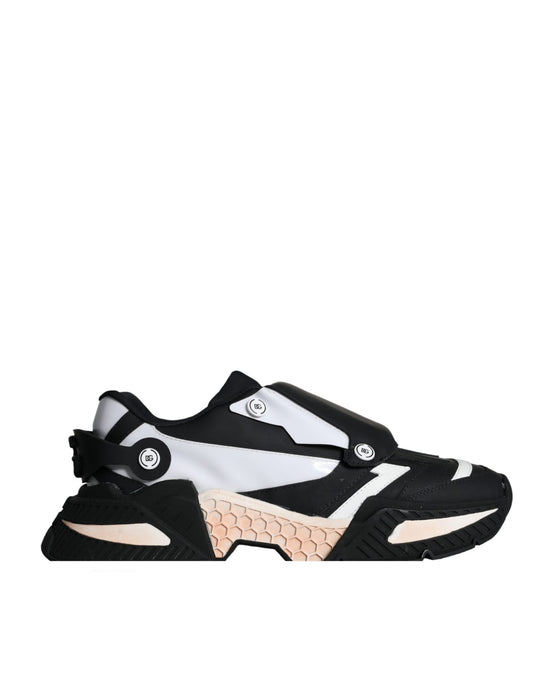 Dolce &amp; Gabbana Black White Airmaster Low Top Sneakers Shoes