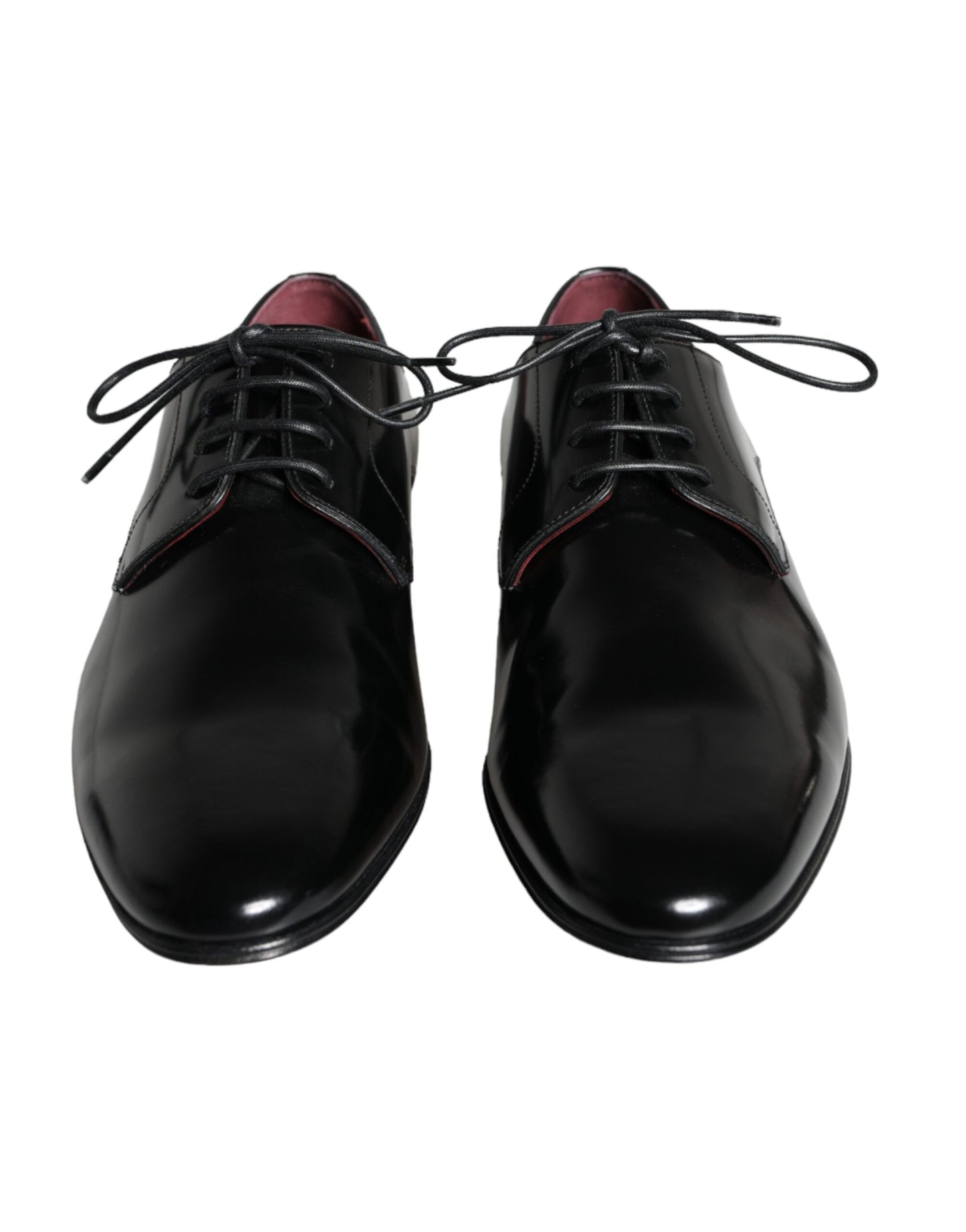 Dolce &amp; Gabbana Black Calfskin Derby Dress Men's Shoes