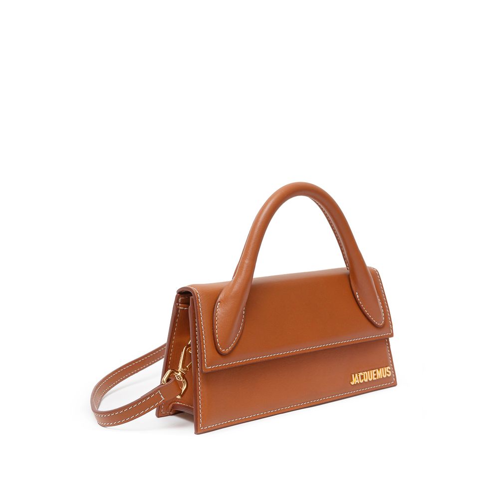 Jacquemus Brown Leather Handbag