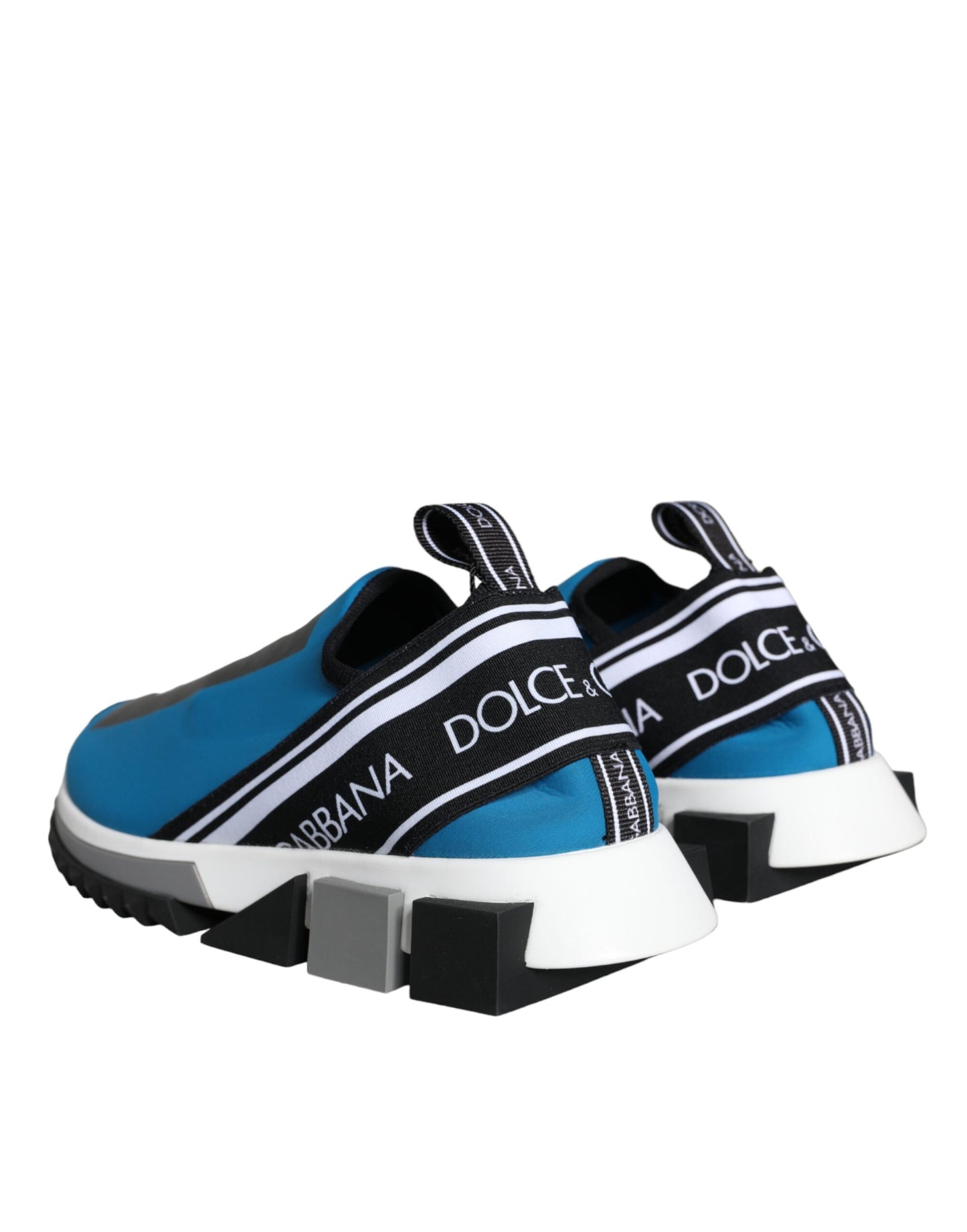 Dolce &amp; Gabbana Blue Logo Low Top Sorrento Men Sneakers Shoes