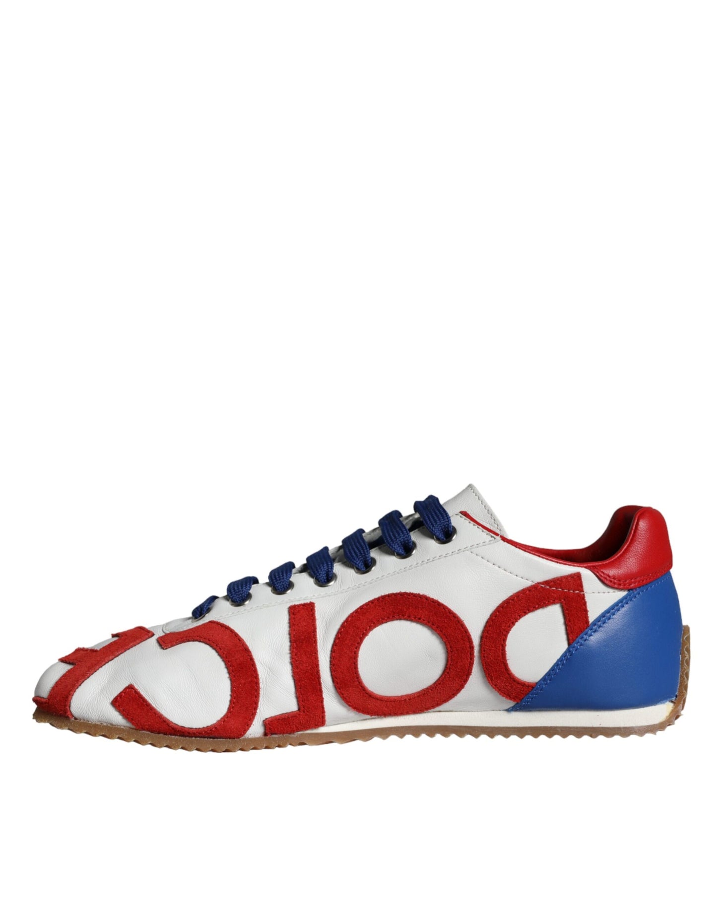 Dolce &amp; Gabbana Multicolor Leather Logo Casual Sneakers Shoes