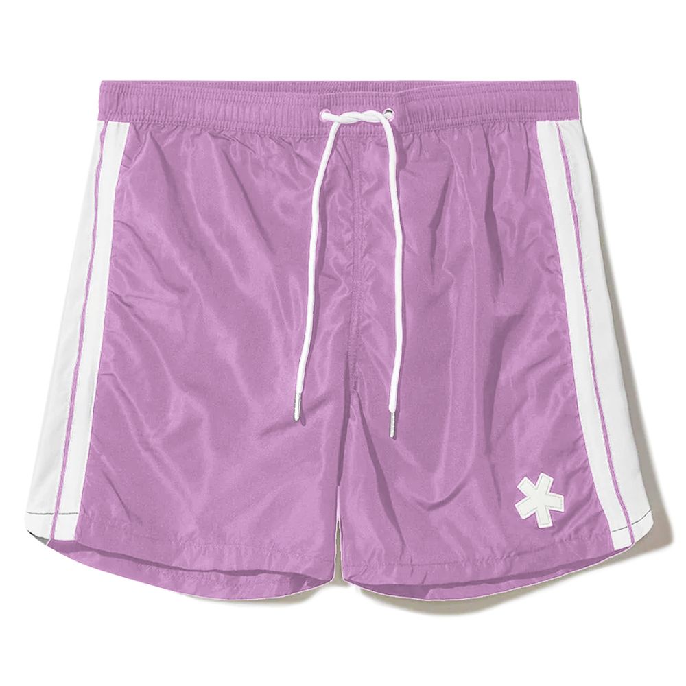 Comme Des Fuckdown Purple Polyester Men's Swim Trunks