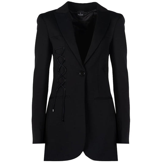 PINKO Black Viscose Suits &amp; Blazers