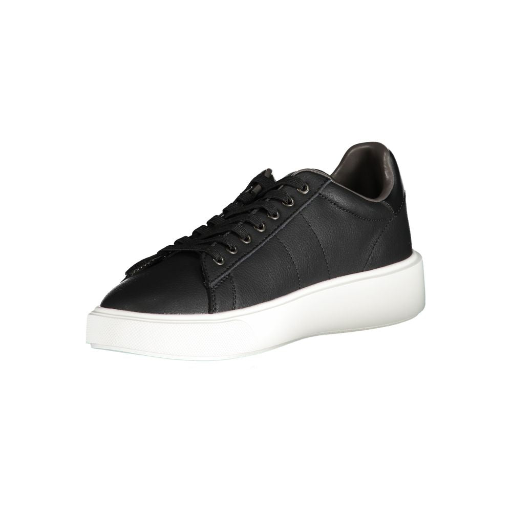 Blue Black Polyester Sneaker