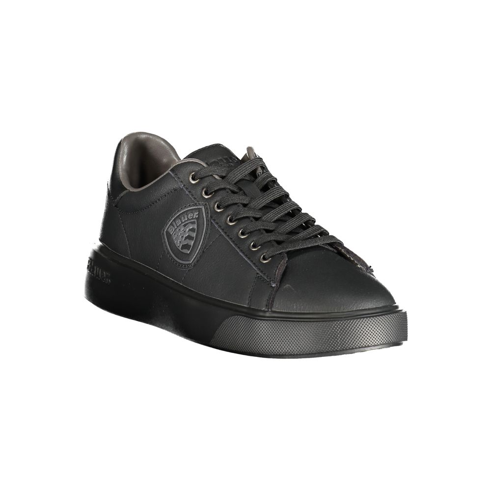 Blue Black Polyester Sneaker