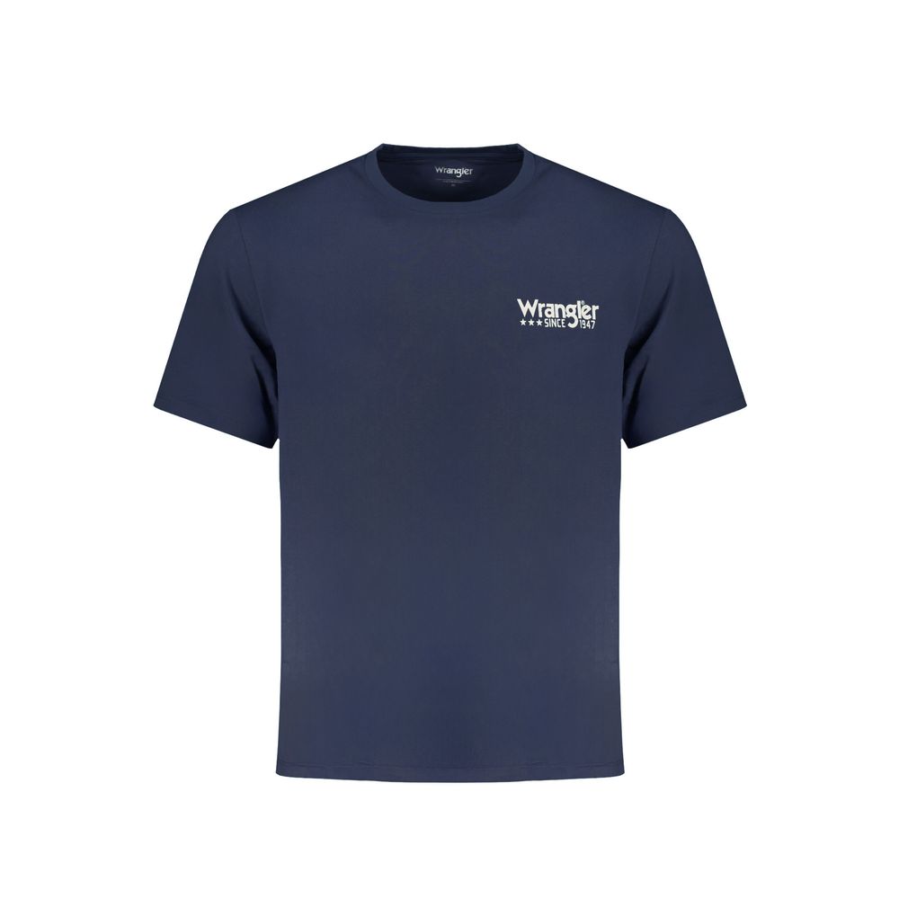 Wrangler T-Shirt aus blauer Baumwolle