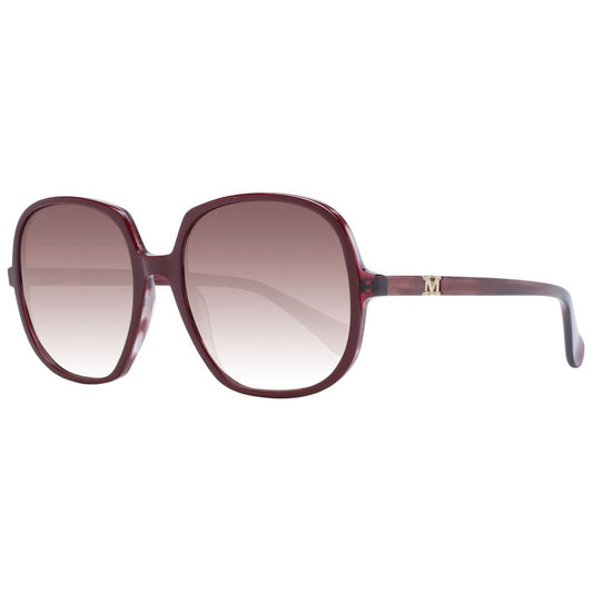 Max Mara Burgundy Frauen Sonnenbrille