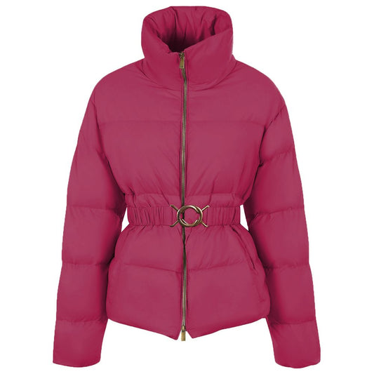 PINKO Fuchsia Nylon Jackets &amp; Coats