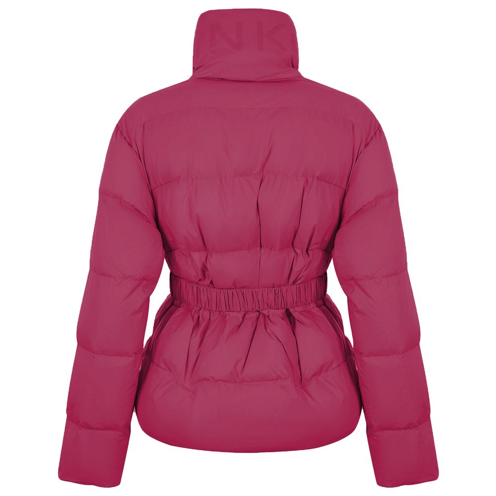 PINKO Fuchsia Nylon Jackets &amp; Coats