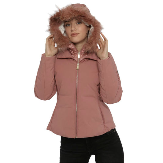 Yes Zee Pink Nylon Jackets &amp; Coats