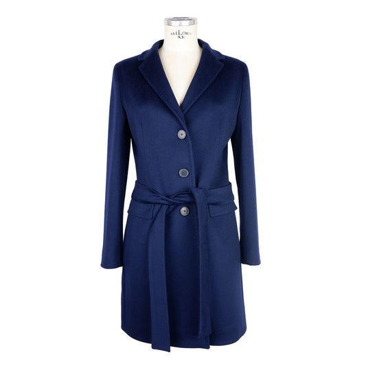 Made in Italy Blue Cashmere Jackets &amp; Coats