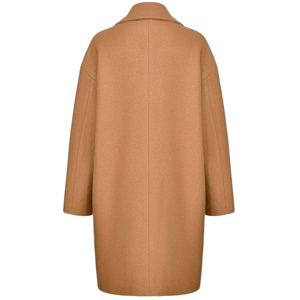 PINKO Brown wool jackets and coats