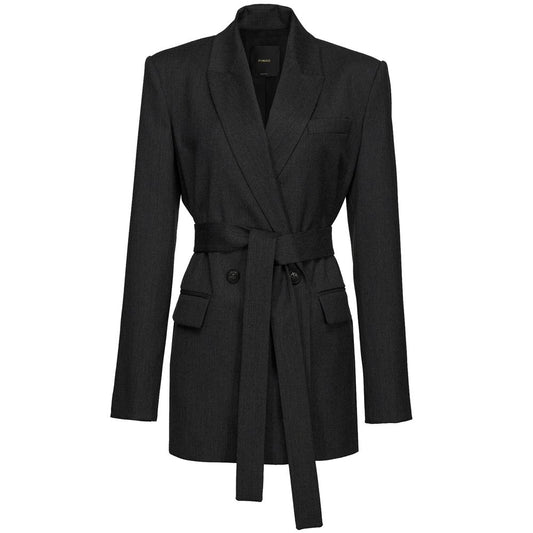 PINKO Black Polyester Suits &amp; Blazers