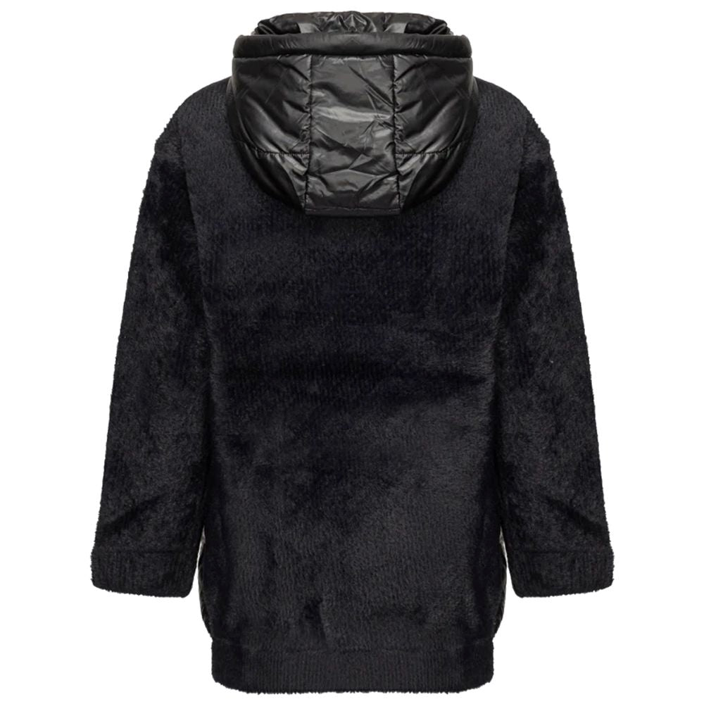 PINKO Black Nylon Jackets &amp; Coats