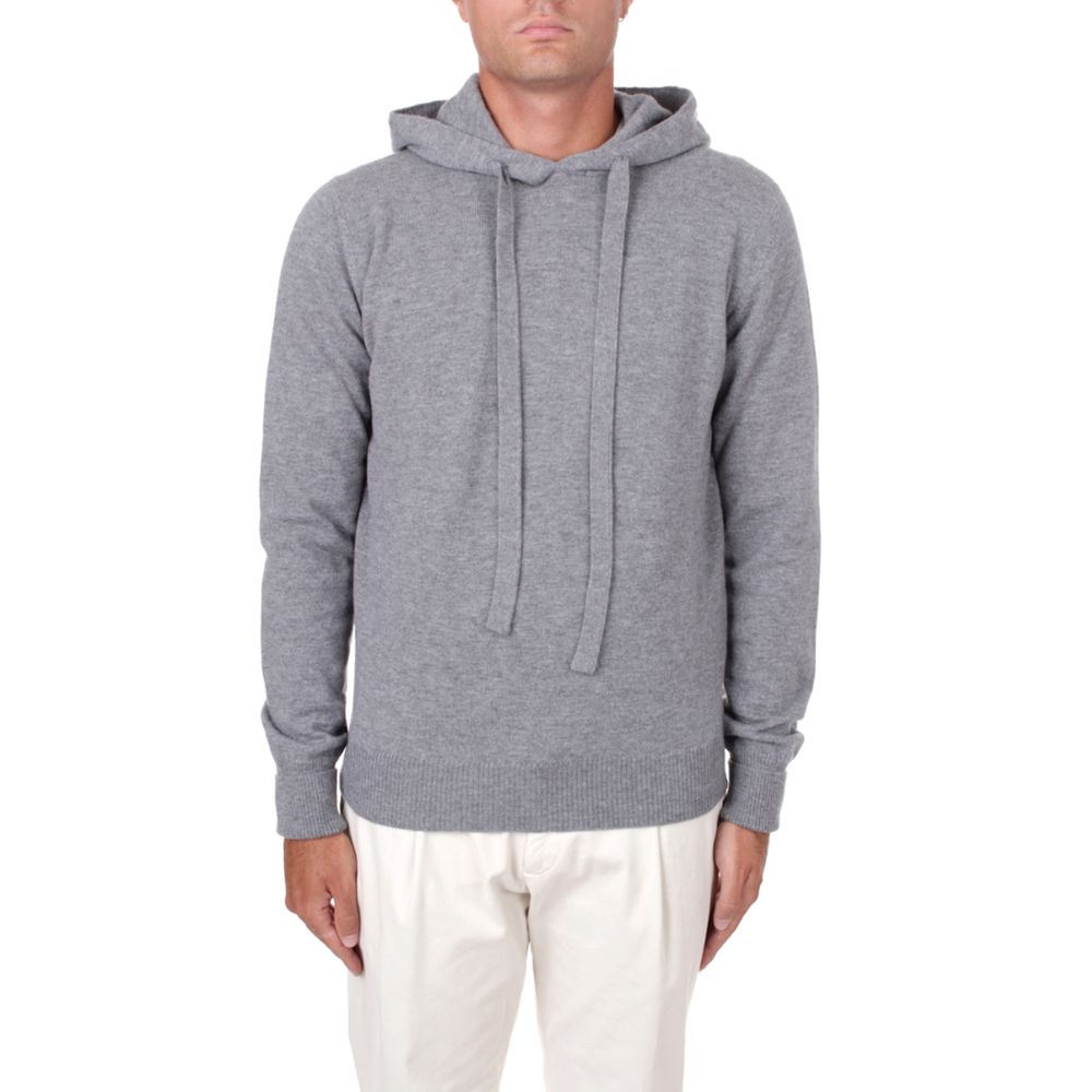 Alpha Studio Grey Virgin Wool Sweater