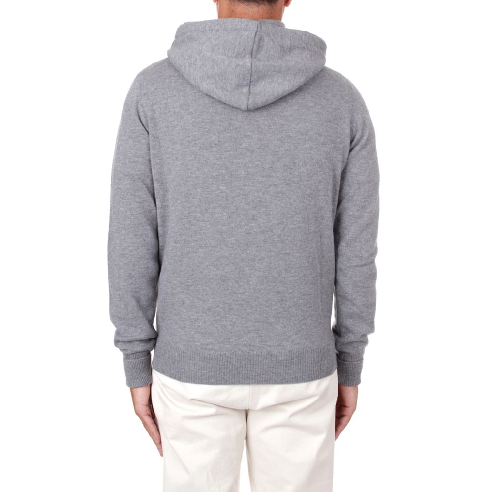 Alpha Studio Grey Virgin Wool Sweater