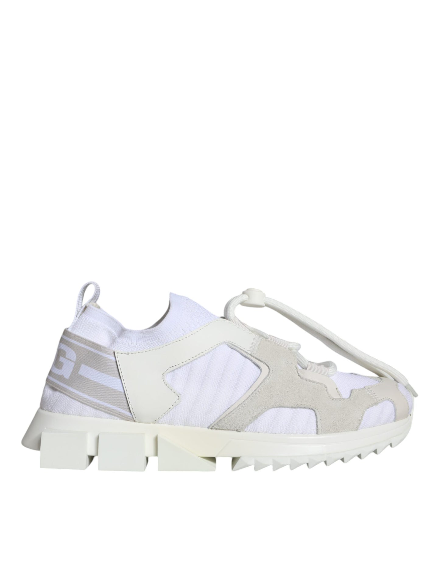 Dolce &amp; Gabbana White Mesh Sorrento Trekking Sneakers Shoes