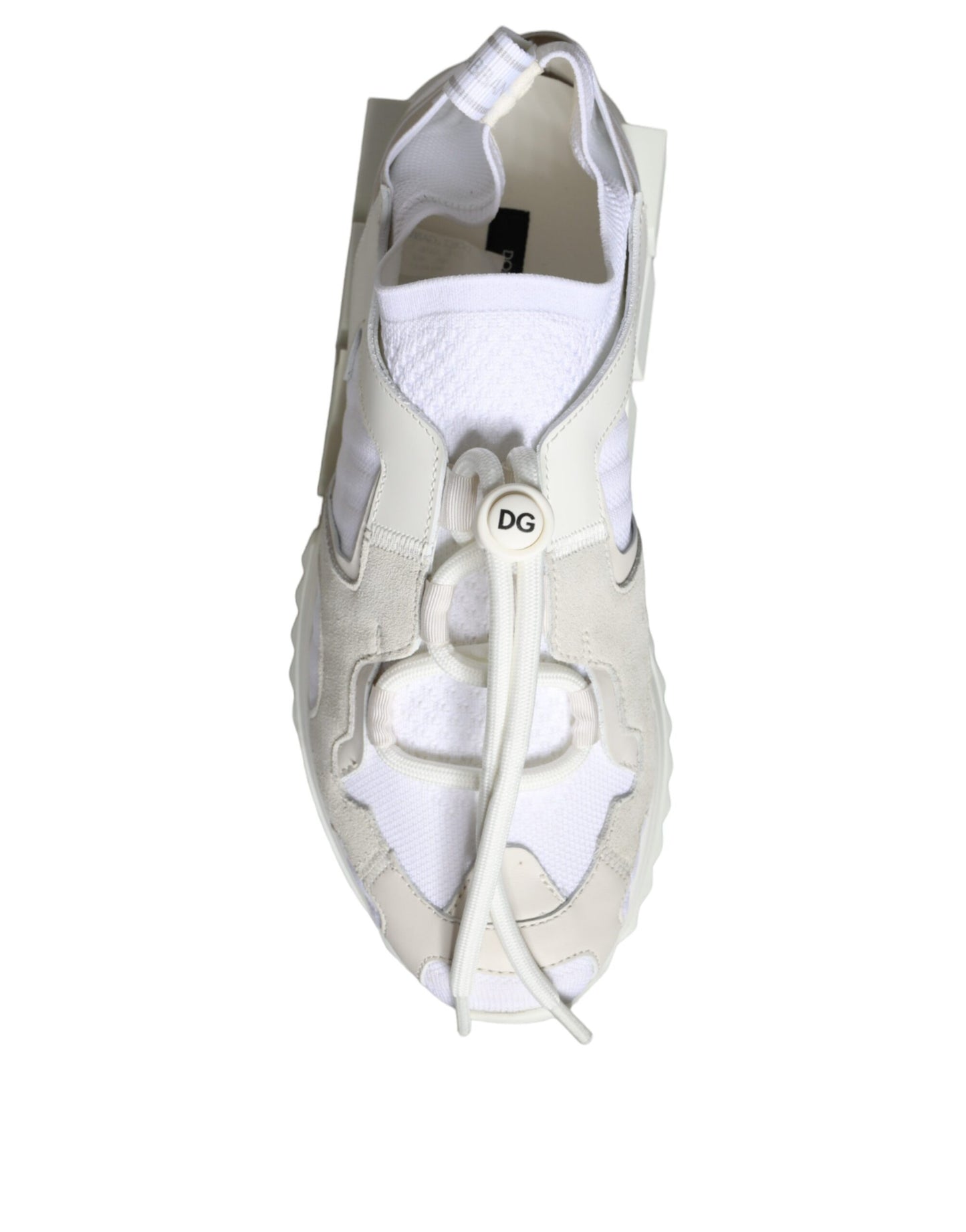 Dolce &amp; Gabbana White Mesh Sorrento Trekking Sneakers Shoes