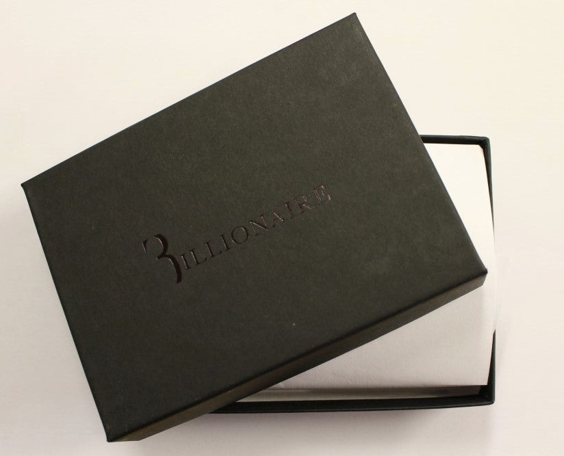 Billionaire Italian Couture Elegant Men's Leather Wallet in Turtledove