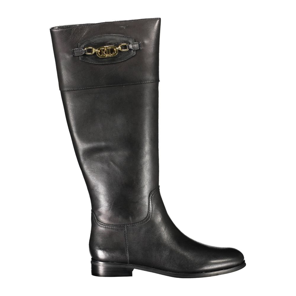 Ralph Lauren Black Polyester Boot