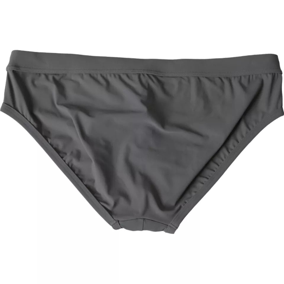 Dolce &amp; Gabbana Dark Gray DG Logo Beachwear Brief Swimwear Men