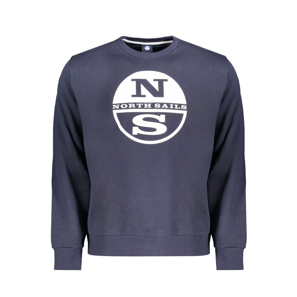 North Sails Blauer Baumwollpullover